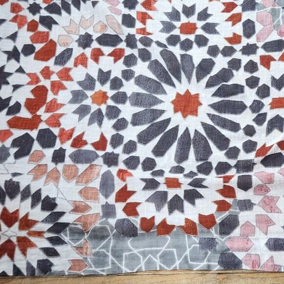 Anthropologie curtain mosaic 50 in by 84 in - Picture 2 of 4